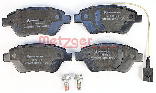 METZGER 1170296 Bremsbelagsatz, Scheibenbremse